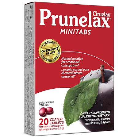 Prunelax Ciruelax Minitabs Natural Laxative, Coated Tablets