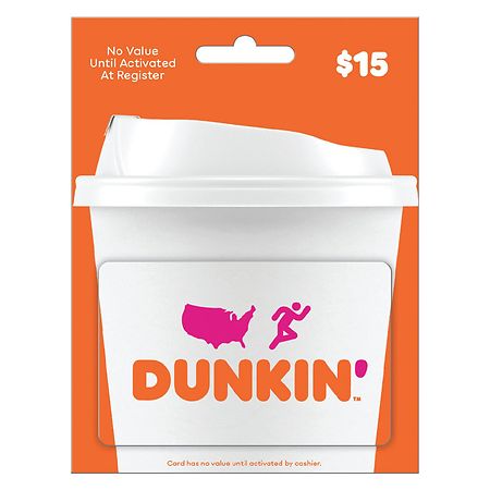 Dunkin' Donuts Gift Card $15