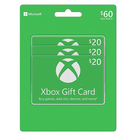 Microsoft Xbox Gift Card Multipack $60