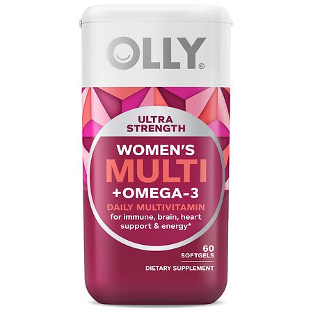 OLLY Ultra Strength Women's Multi + Omega-3, Softgels