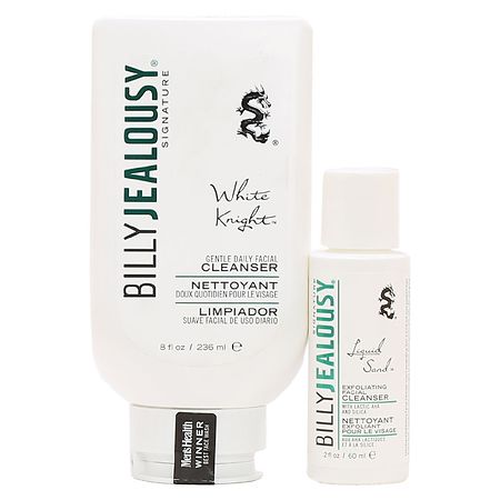 Billy Jealousy Duo White Knight Facial Cleanser & Liquid Sand Facial Cleanser
