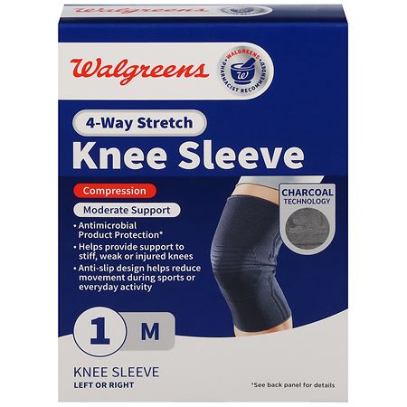 Walgreens Knee Sleeve With 4-Way Stretch Medium