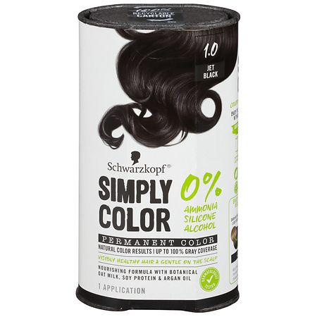 Schwarzkopf Simply Color Permanent Hair Color 1.0 Jet Black