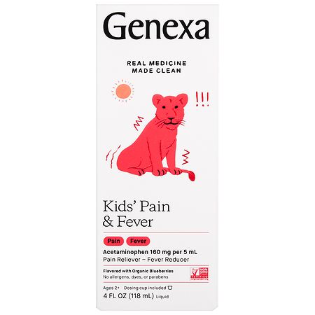 Genexa Kids' Pain & Fever Relief With Acetaminophen