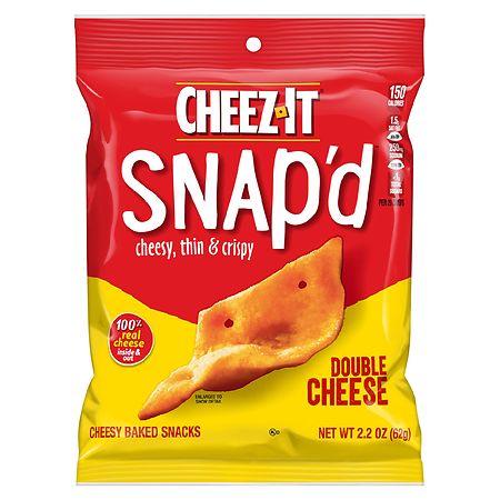 Cheez-It Snap'd Cheesy Baked Snacks Double Cheese