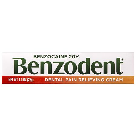 Benzodent Denture Pain Relieving Cream