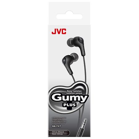 JVC Gumy Plus In Ear Wired Headphones Black