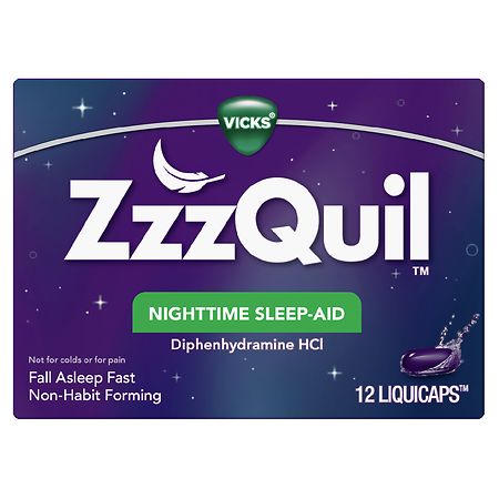 ZzzQuil Nighttime Sleep Aid, Non-Habit Forming