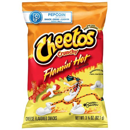 Cheetos Crunchy Snacks Flamin Hot