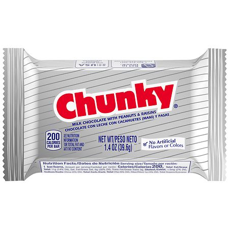 Chunky Original Bar Milk Chocolate with Peanuts and Raisins