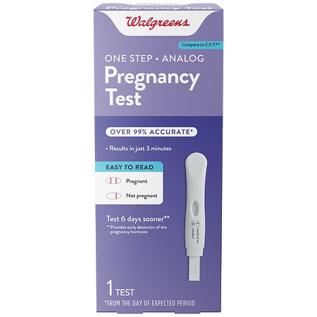Walgreens One Step Analog Pregnancy Test