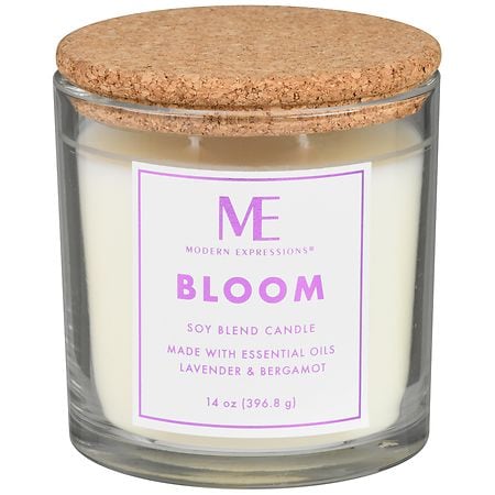 Modern Expressions Soy Wax Blend Candle Bloom, 14 oz