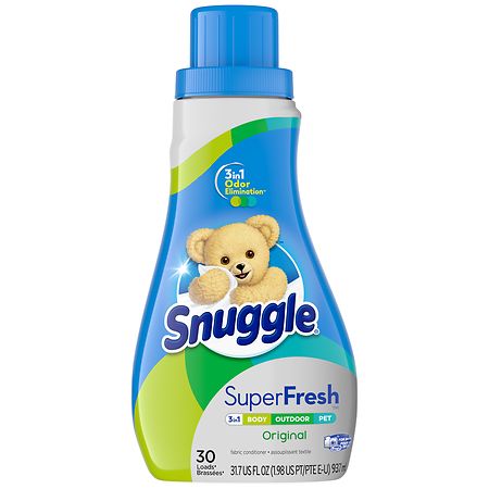 Snuggle Super Fresh Liquid Fabric Softener with Odor Eliminating Technology Original