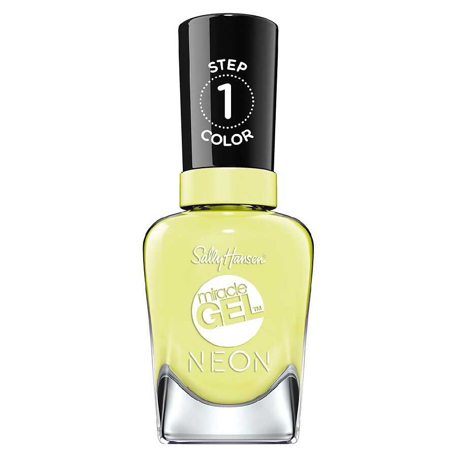 Sally Hansen Miracle Gel Neon Nail Color Lemon Chillo Walgreens