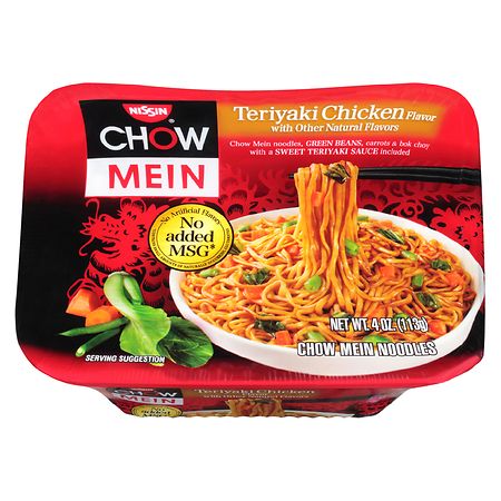 Nissin Chow Mein Noodles Teriyaki Chicken