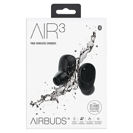 Airbuds Air3 True Wireless Earbuds Black