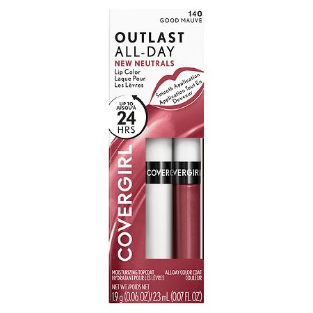 CoverGirl Outlast All-Day Lip Color with Top Coat Good Mauve 140