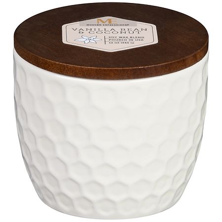 Modern Expressions Scented Candle Vanilla Bean & Coconut