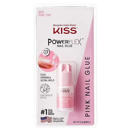 Kiss Powerflex Pink Nail Glue