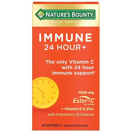 Nature's Bounty Immune 24 Hour+ Softgels