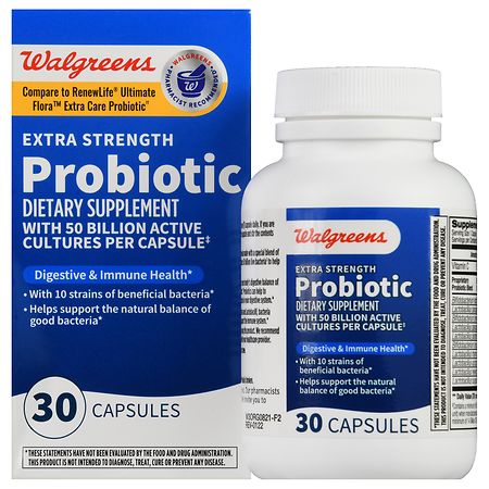 Walgreens Extra Strength Probiotic Capsules