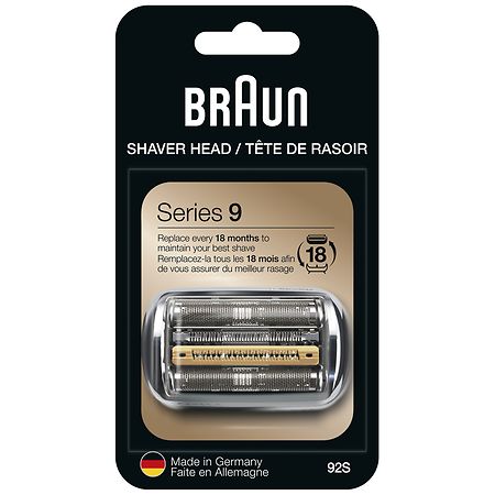Braun 92S Electric Shaver Head Replacement Cassette  Silver