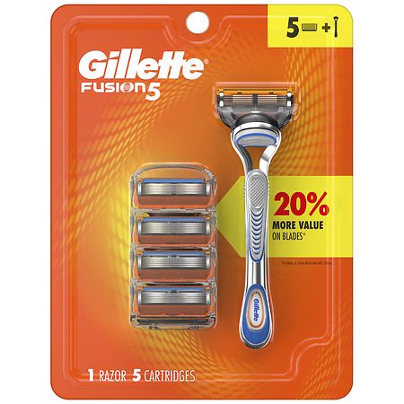 Gillette Fusion5 Handle + 5 Cartridges