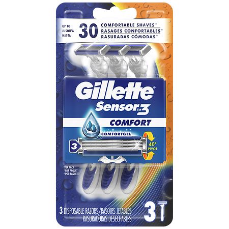 Gillette Sensor3 Men's Disposable Razor