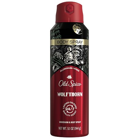Old Spice Aluminum Free Underarm and Body Spray Wolfthorn