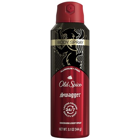 Old Spice Aluminum Free Underarm and Body Spray Swagger