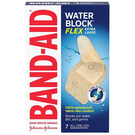 Band Aid Brand Water Block Flex Adhesive Bandages