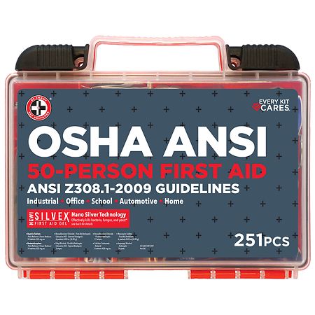 Be Smart Get Prepared OSHA ANSI First Aid Kit