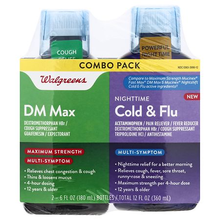 Walgreens Cough & Cold Syrup Day & Night