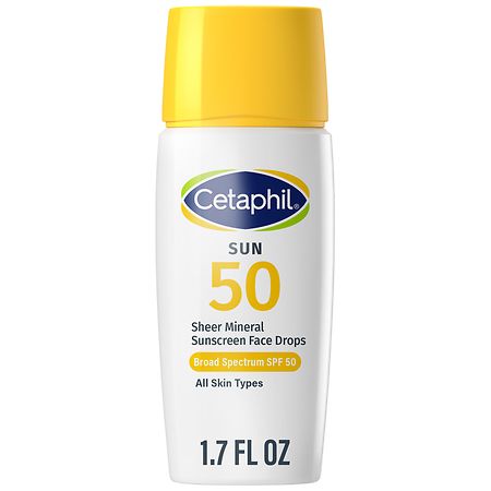Cetaphil Sheer Mineral Sunscreen Liquid Drops SPF 50 Fragrance Free
