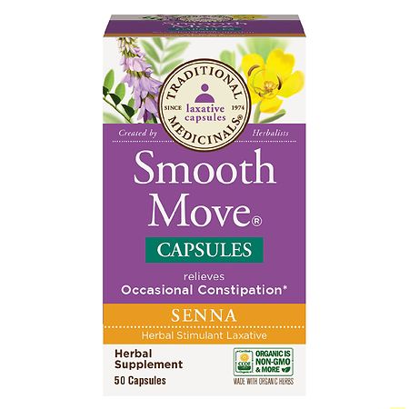 Traditional Medicinals Smooth Move Senna Capsules