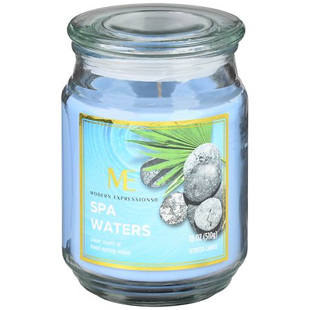 Modern Expressions Scented Candle Spa Waters