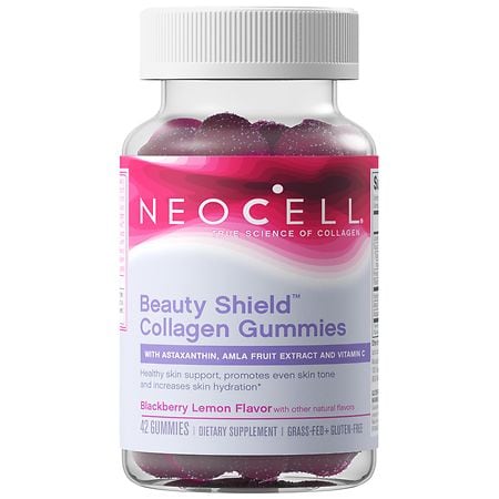 NeoCell Beauty Shield Collagen Gummies Blackberry Lemon