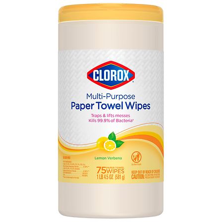 Clorox Multi-Purpose Paper Towel Sanitizing Wipes Lemon Verbena