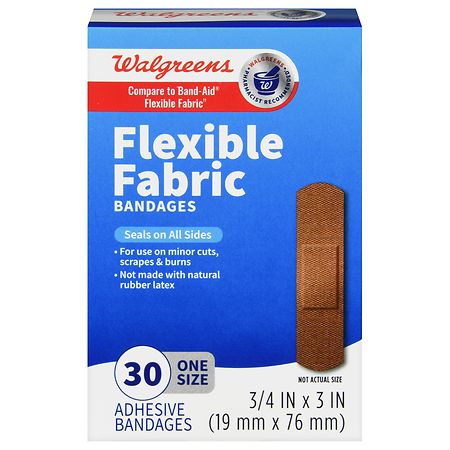 Walgreens Flexible Fabric Bandages Light