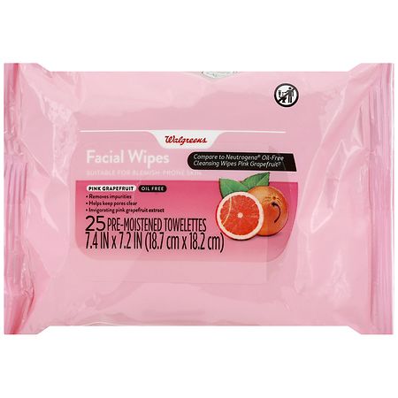 Walgreens Facial Wipes - Pink Grapefruit