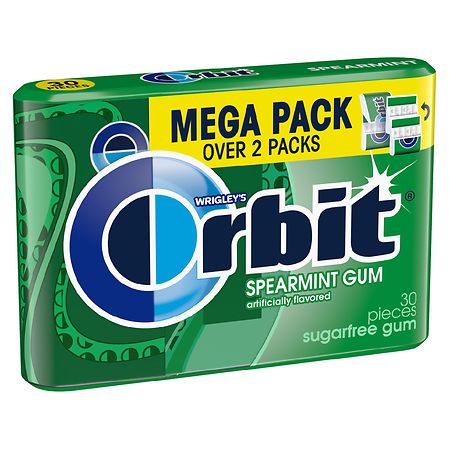 Orbit Spearmint Sugar Free Chewing Gum