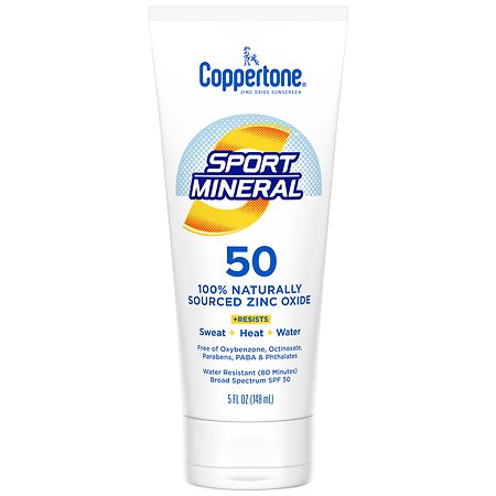Coppertone Sport Mineral SPF 50 Mineral Sunscreen Lotion