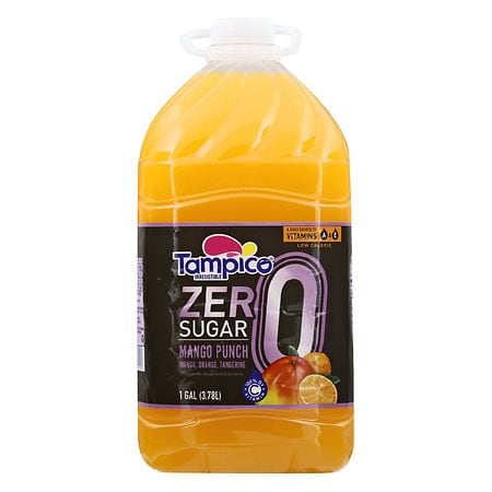 Tampico Juice Beverage, Zero Sugar, Mango Punch