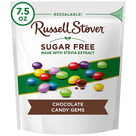 Russell Stover Sugar Free Chocolate Candy Gems