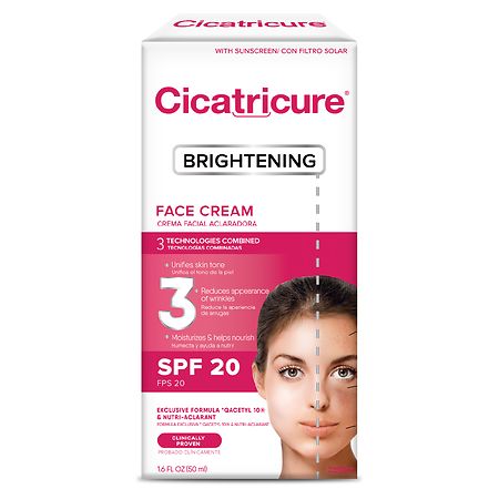 Cicatricure Brightening Face Cream with Qacetyl and Nutri-Aclarant