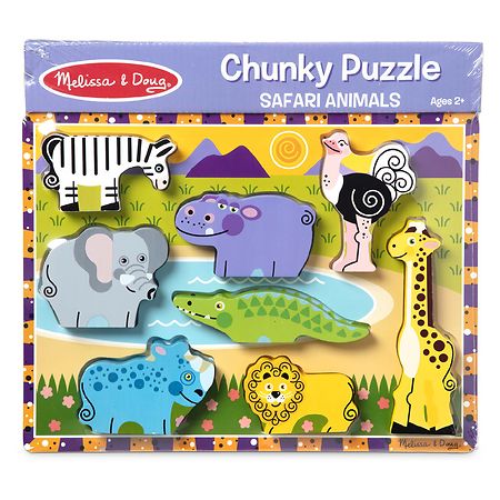 Melissa & Doug Safari Chunky Puzzle