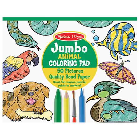 Melissa & Doug Jumbo Coloring Pad - Animal