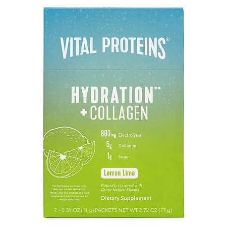 Vital Proteins Hydration + Collagen Packets Lemon Lime