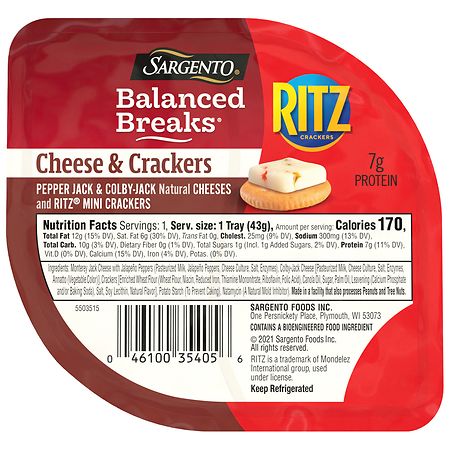 Sargento Balanced Breaks Cheese and Ritz Cracker