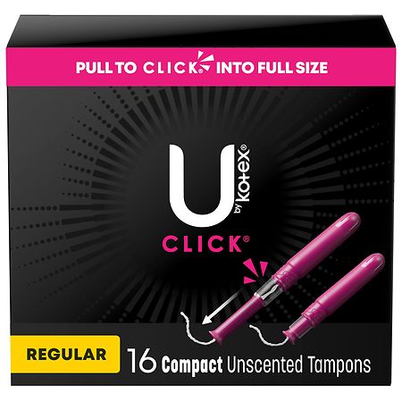 U by Kotex Compact Tampons, Regular Unscented